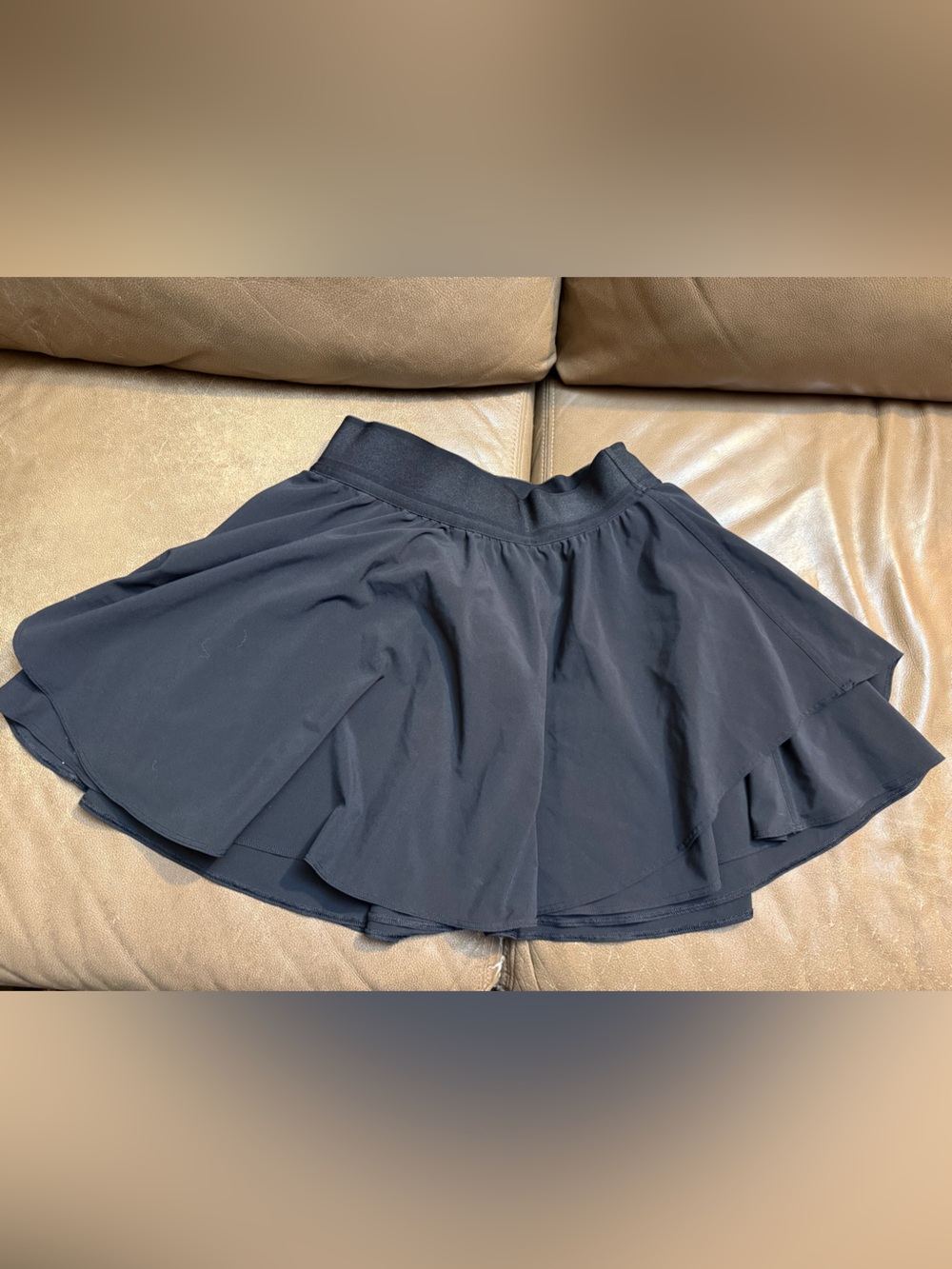 lululemon athletica Black Layered Skater Skirt